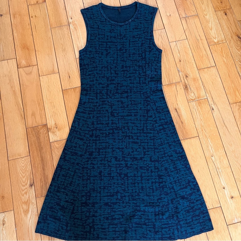 United Colors Of Benetton Blue A-Line Midi Dress